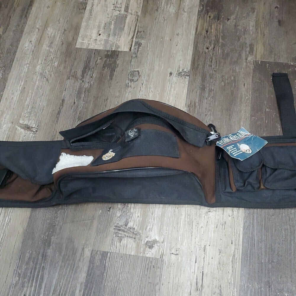 RENEGA Fly Fishing Padded Waist Bag Fanny Pack Belt brown